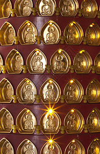 佛像金属青铜崇拜扫管数字文化吸引力旅行佛教徒黄铜背景图片
