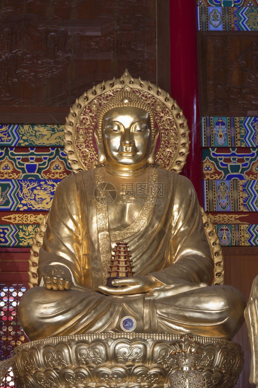 佛像宗教雕像旅游青铜黄铜黄色文化寺庙扫管金属图片