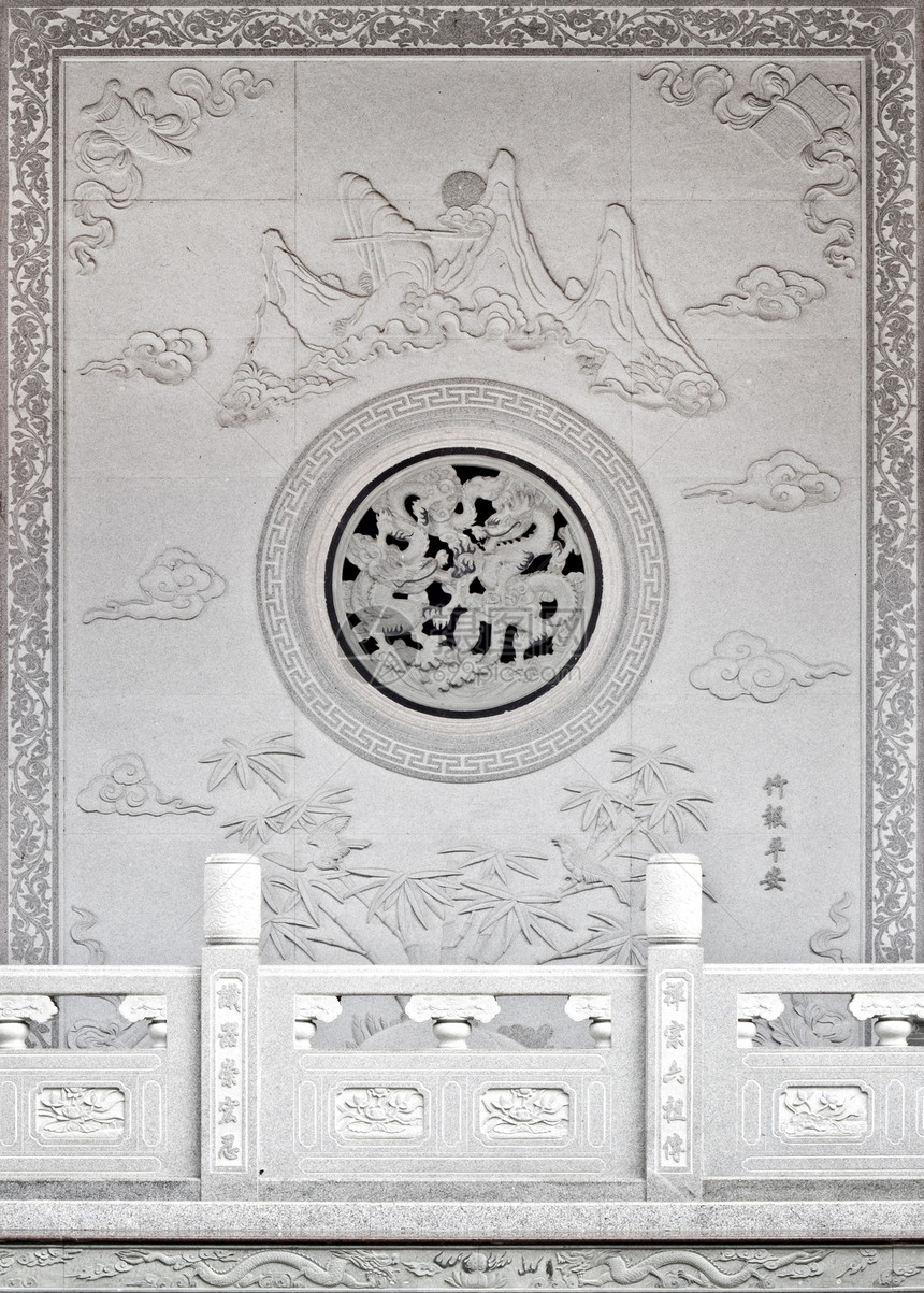 装饰中国风格建筑学插图床单艺术古董历史工匠精神石头文化图片