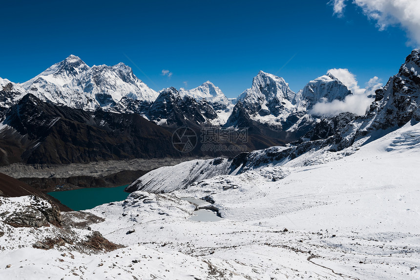 Renjo Pass 珠峰 Makalu Lhotse Nuptse的著名山峰图片