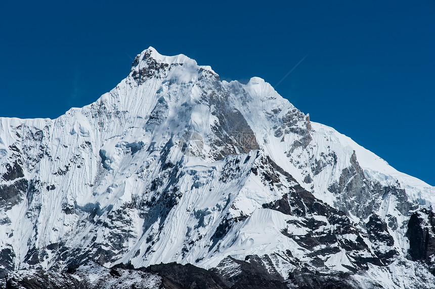 喜马拉雅山的雪峰图片