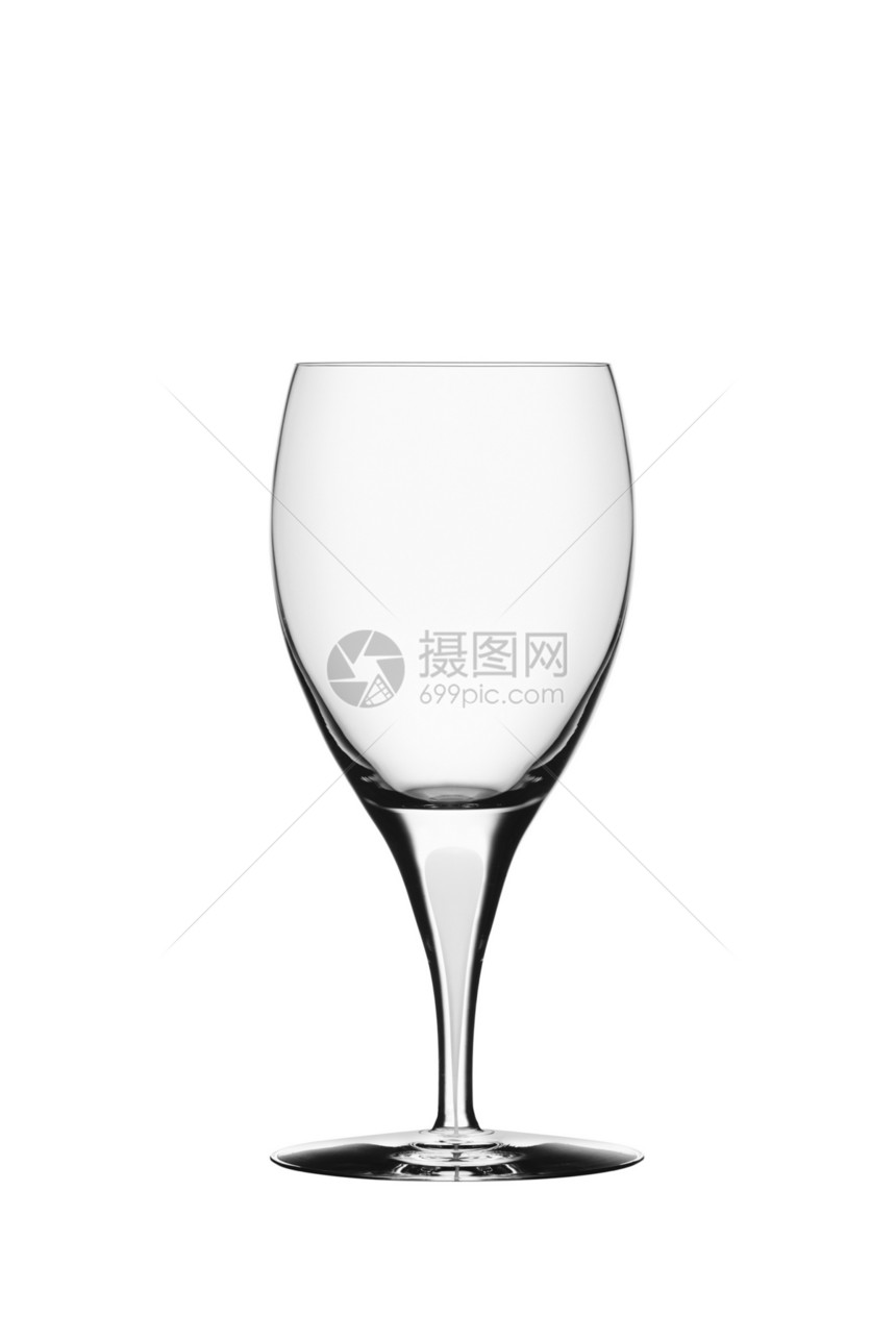 葡萄酒杯器皿液体桌子饮料水晶口渴反射烧杯玻璃蓝色图片