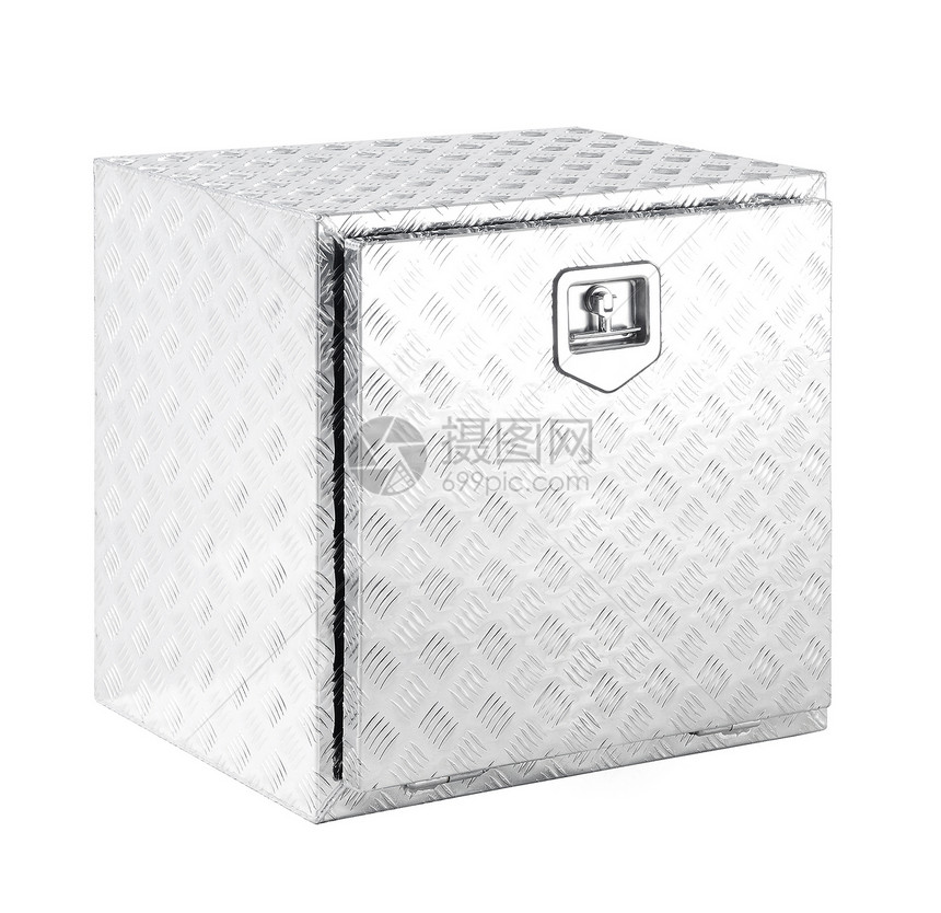 金属盒店铺正方形船运安全白色案件成套灰色包装标签图片