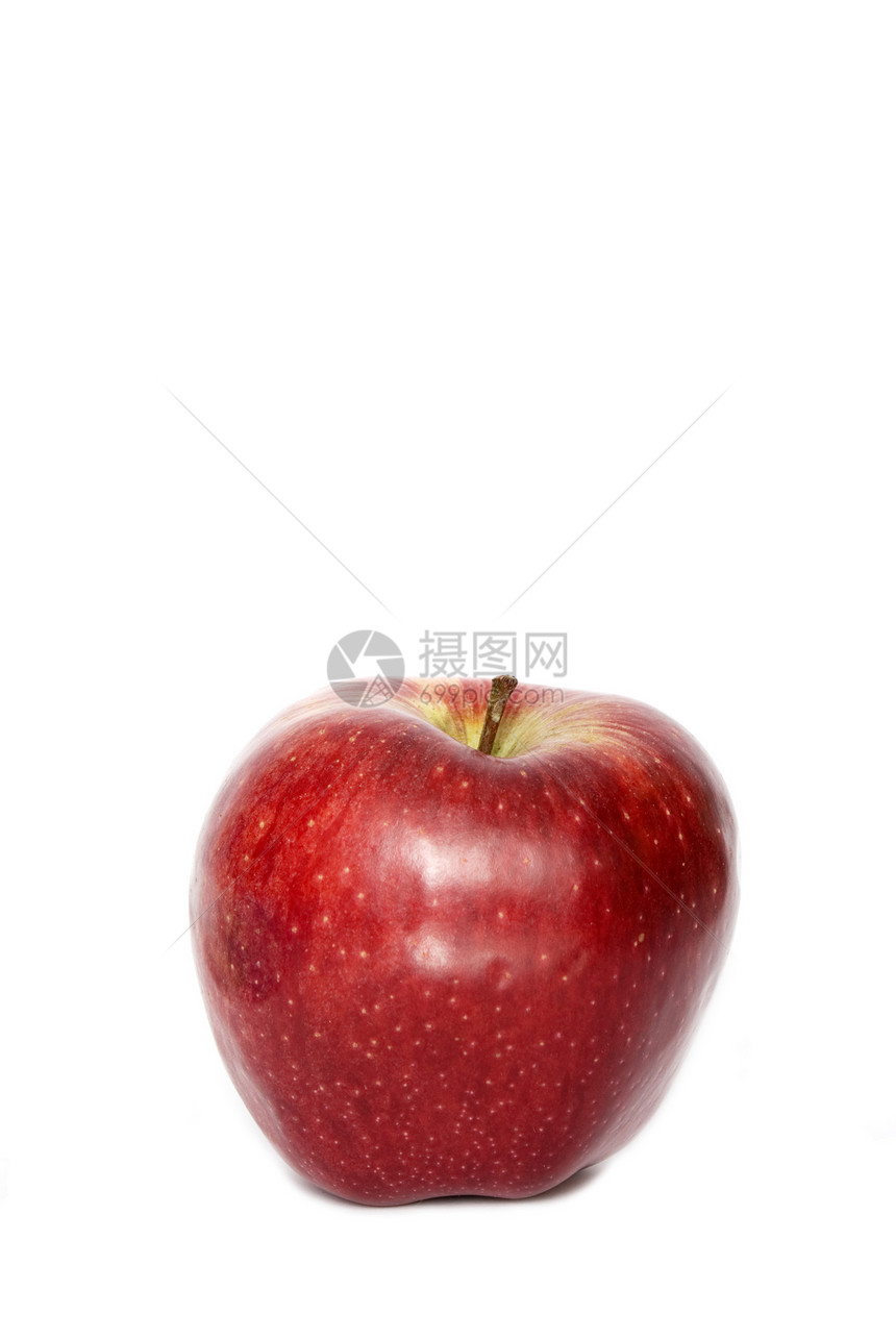 红苹果食物诱惑红色美食甜点保健叶子活力早餐饮食图片