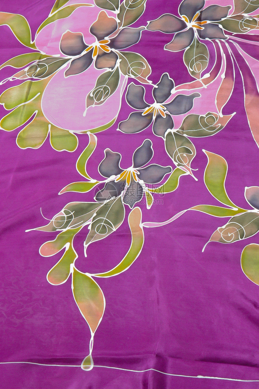 背景上的batik织物工艺衣服创造力文化蜡染图片