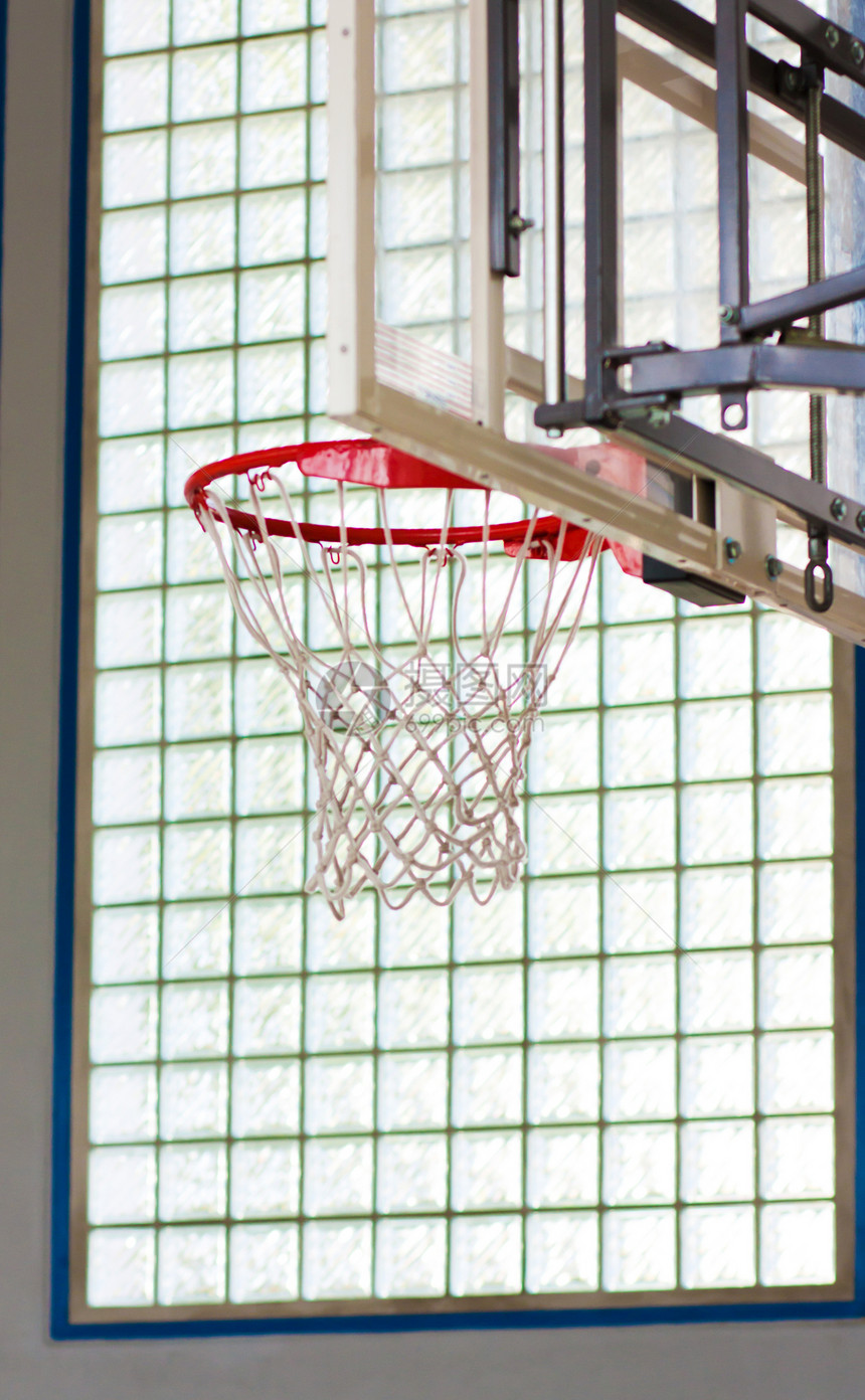体育馆的篮球圈健身房控制板运动篮子图片