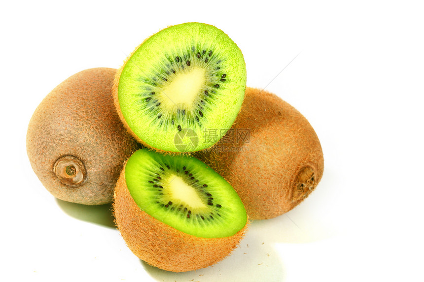 与世隔绝的kiwi水果植物小吃沙漠宏观营养饮食奇异果团体美食图片