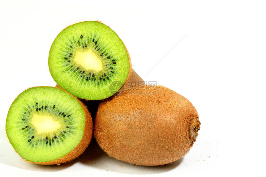 与世隔绝的kiwi奇异果美食植物种子宏观饮食营养热带水果小吃图片
