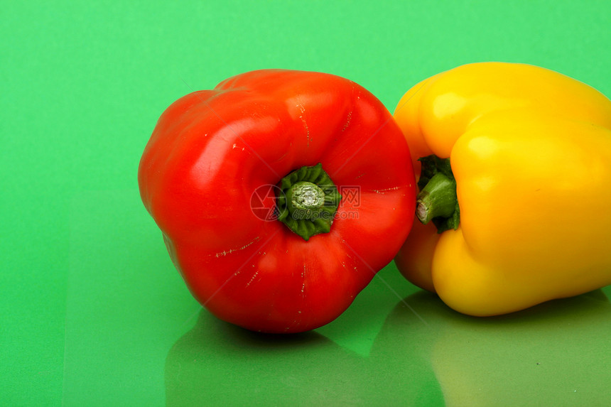 红辣椒加绿色水果美食沙拉烹饪辣椒胡椒食物厨房营养蔬菜图片