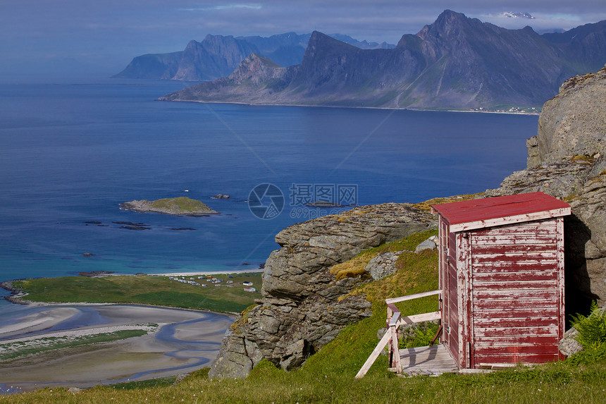 Lofoten 上的挪威全景图片