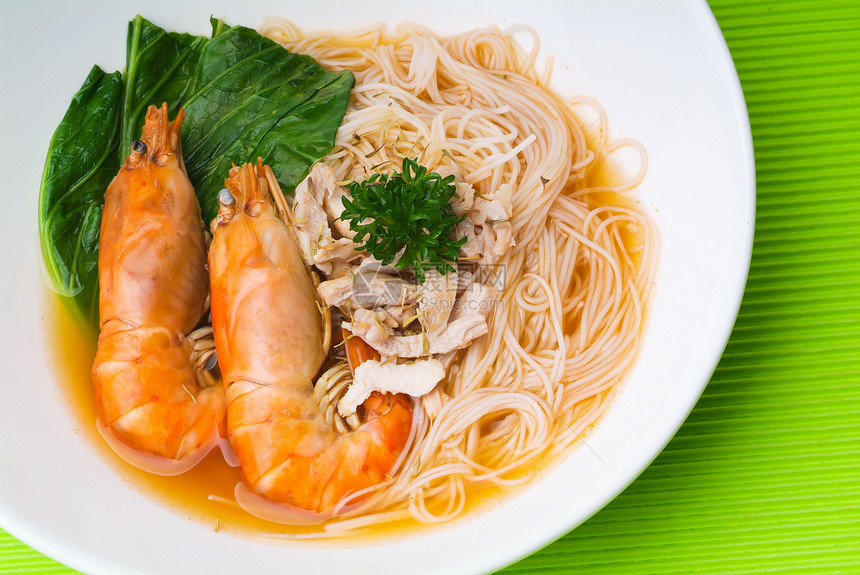 虾面     马来西亚食品饮食家禽芝麻米粉食物面条低脂肪辣椒美食情调图片