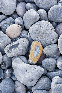 海滩上的披头士岩石卵石高清图片