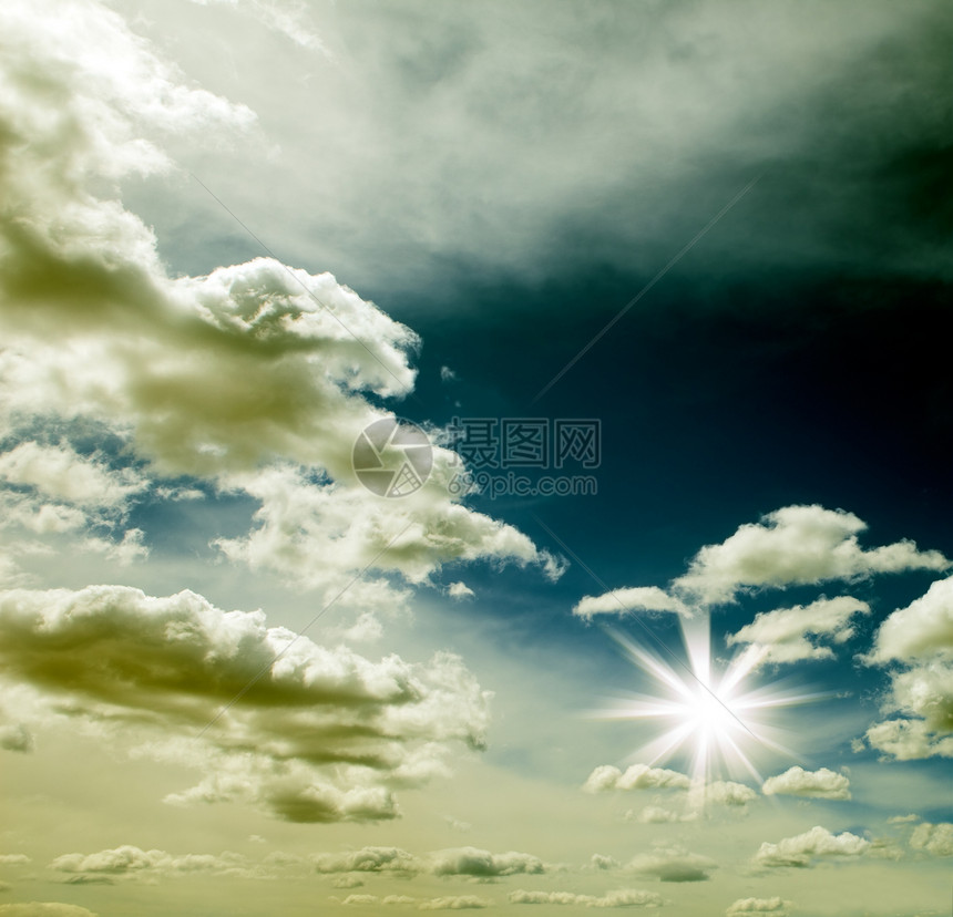 日落天空天际环境天堂气候晴天气氛风景阳光天气季节图片