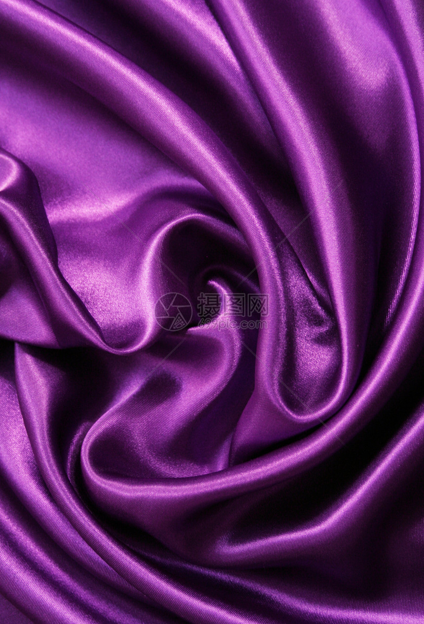 平滑优雅的丝绸可用作背景感性纺织品布料曲线银色粉色版税紫丁香材料投标图片