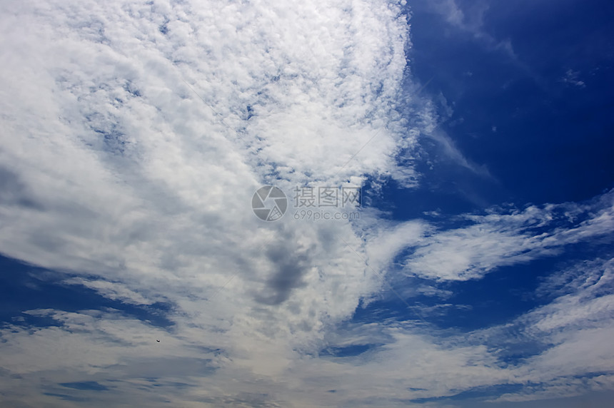 夏云浮云多云天空太阳白色风景图片