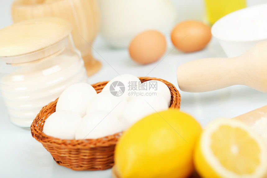 制作面包的各种不同产品糕点金子种子酵母包子谷物食物粮食饮食面粉图片