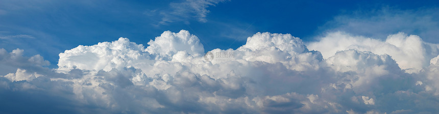 Cumulus云的全景图片
