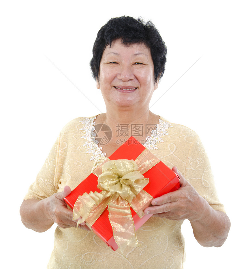 礼物展示老年盒子女性保健成人卫生长老惊喜退休图片