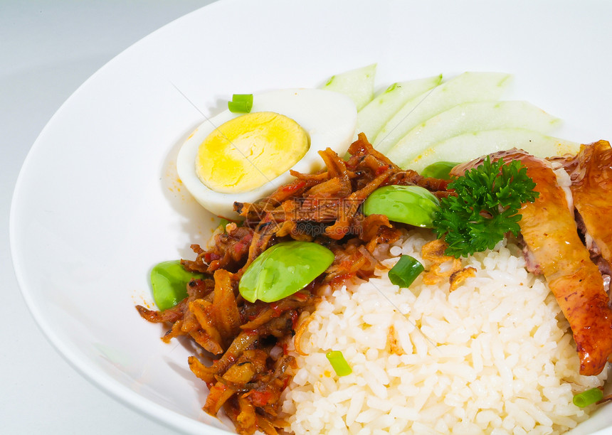 谷类食物和大米马拉西亚萝卜蒸汽餐厅文化烹饪传统厨房盘子晚餐国家图片