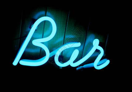 Lit Neon 酒吧标志背景图片