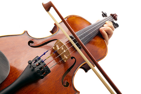 背大提琴少年在白色背轮上玩 Violin背景