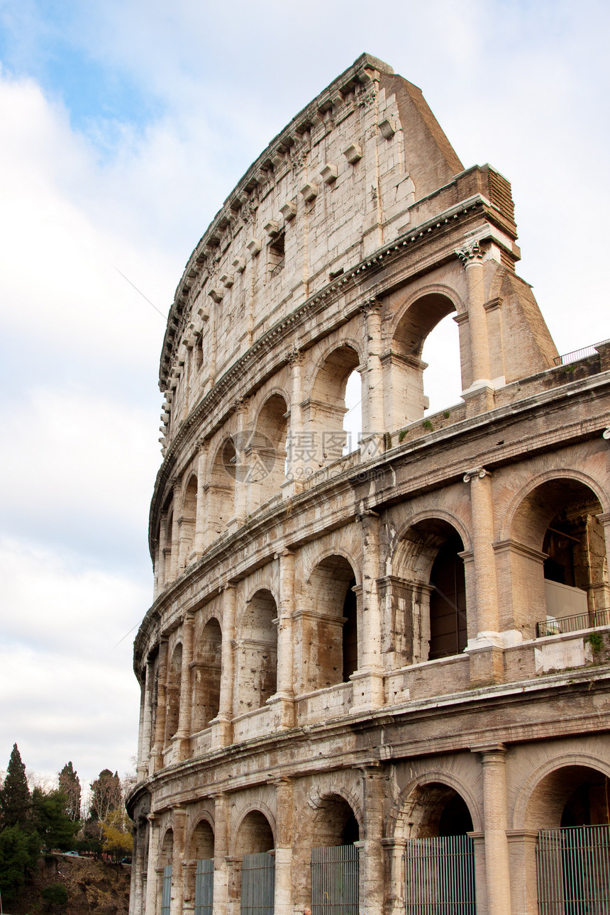 意大利罗马的巨集建筑竞技场建筑学城市帝国古董体育场旅行历史性角斗士图片