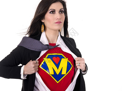 超级妈妈电话套装超级英雄商务犯罪人士外套黑发字母西装背景图片