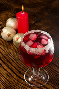 贝比达埃斯卡拉塔红色蜡烛酒精玻璃静物高清图片