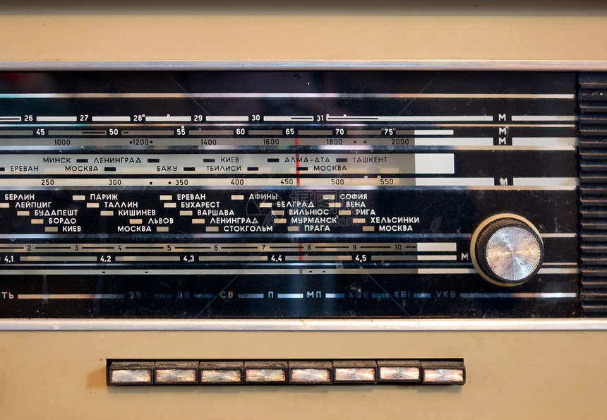 重要无线电台按钮天线晶体管车站音乐稀有性收音机复古长波风格图片