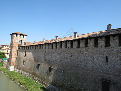 Verona  中世纪城堡建造艺术建筑学城市景观背景图片