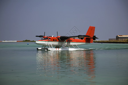 双电机素材双Otter两海平板飞机背景
