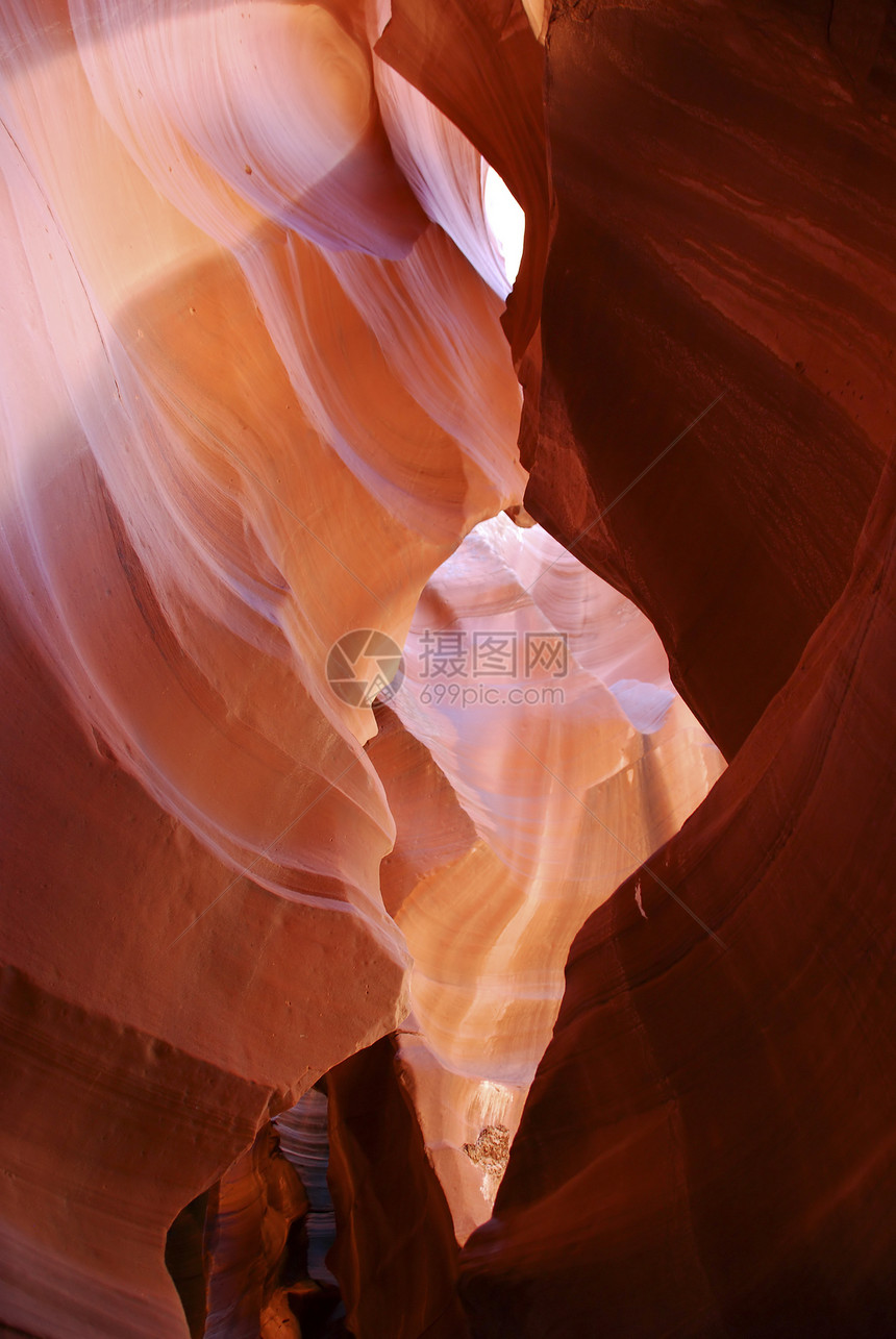 蚂蚁峡谷黄色阴影砂岩岩石红色沙漠石头橙子侵蚀洞穴图片