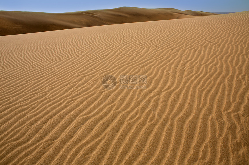 马斯帕洛马斯大加那利群岛沙漠沙丘蓝色荒野利岛阴影地形波纹孤独太阳旅行奶奶图片