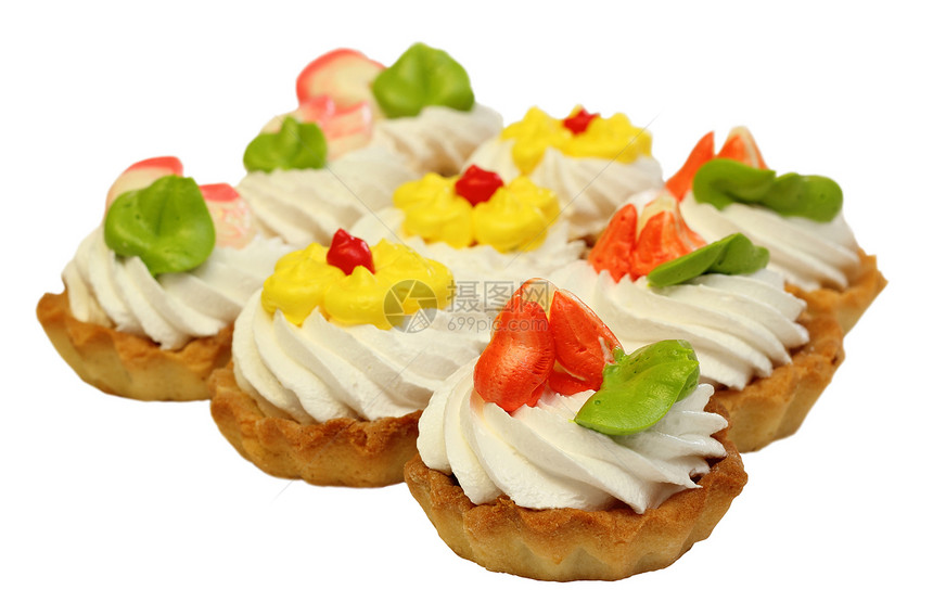 甜甜蛋糕 奶油夹白飞碟蛋糕食物可可糖果水果饼干装潢味道糕点图片