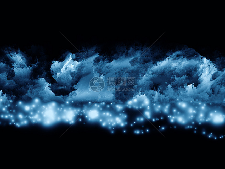分光泡沫中的灯光创造力星云精神想像力蓝色魔法墙纸音乐黑色图片