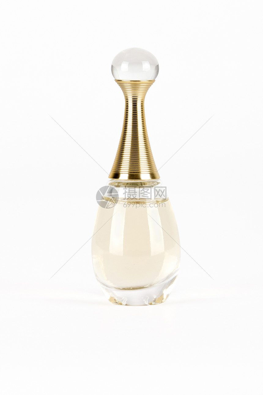 白色背景上隔绝的瓶装香水汽化器女士粉碎机礼物瓶子商品魅力喷雾器玻璃疗法图片