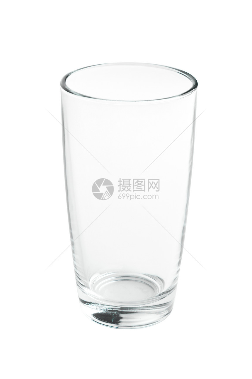 白色背景上的空白玻璃窗用具餐厅口渴高脚杯餐具水晶液体酒吧饮料玻璃图片