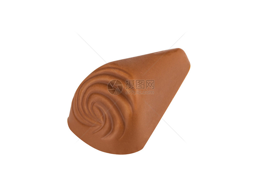 白色背景的巧克力甜甜营养棕色甜点可可食物小吃展示产品团体美食图片