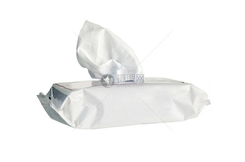 白色上孤立的纸箱疾病手帕卫生电脑组织消毒纺织品亚麻鼻子补给品图片