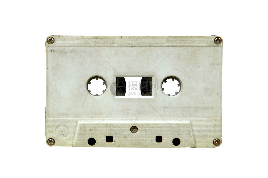 旧磁盘音乐记录磁带漩涡立体声白色歌曲空白标签图片