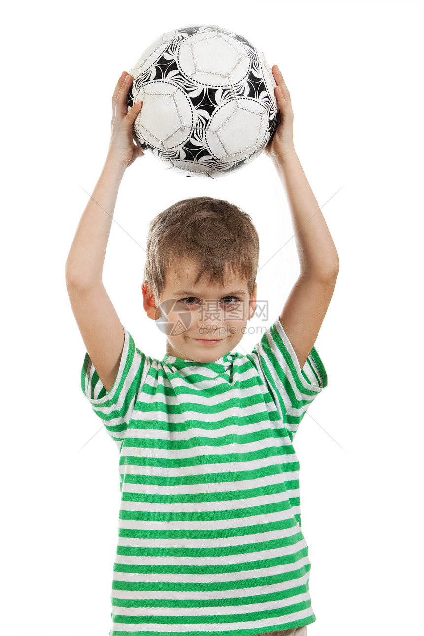 男孩足球球手闲暇玩家休闲活动头发快乐竞赛男性活力白色图片