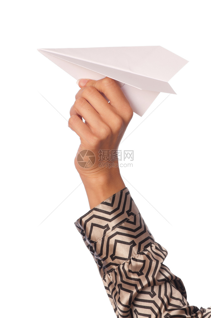 纸平面车辆速度折叠套装闲暇手指飞机商务手臂飞行图片