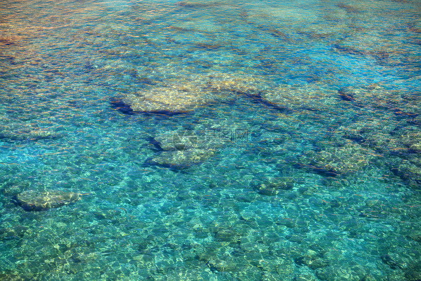 安东尼奎恩贝罗兹 希腊风景天蓝色海景假期水晶蓝色旅游岩石旅行绿色图片