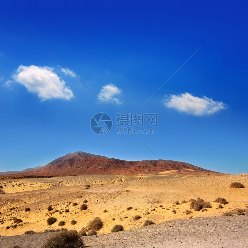 兰萨罗特的Ajaches山石头孤独土壤自然假期岛屿旅游干旱天空国家图片