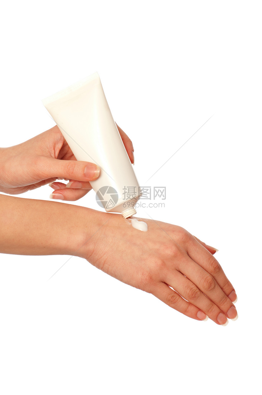 手用化妆霜棕榈温泉管子卫生芳香手臂塑料按摩柔软度拇指图片