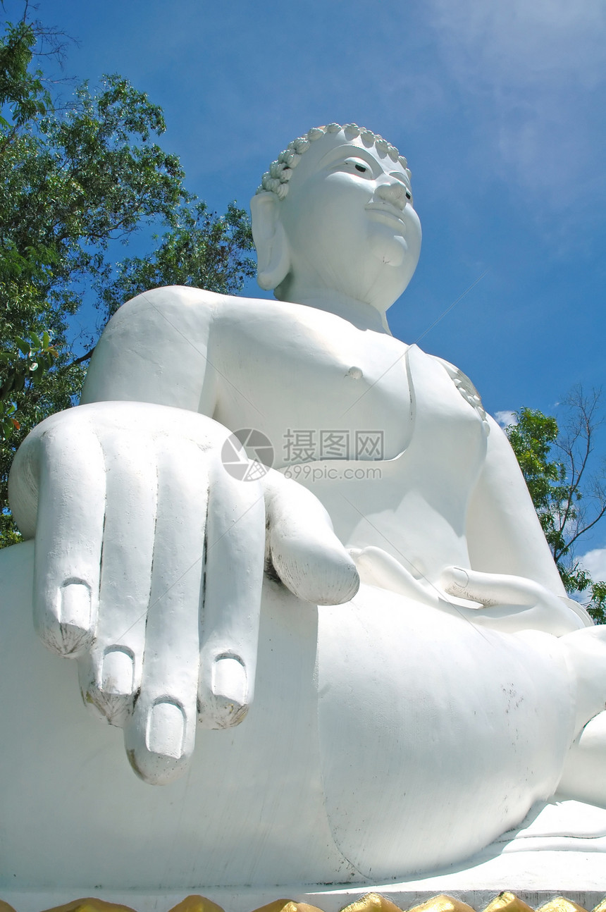 佛祖大佛像金子雕塑宗教文化艺术精神雕像冥想旅行寺庙图片