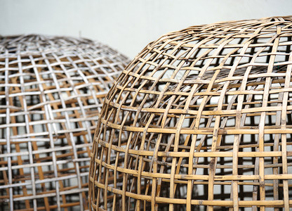 篮子纹理文化工艺竹子木头纺织品背景图片