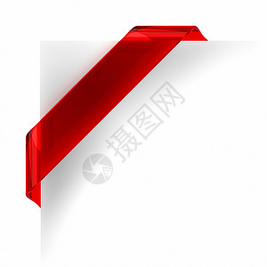红班条形状图标一个字横幅文字电脑玻璃标签3d丝带背景图片