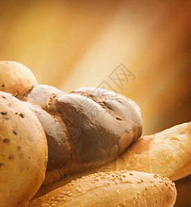 面包边框芝麻面粉食品脆皮框架商品包子火焰糕点食物背景图片