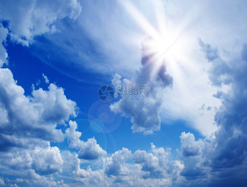 云天的背景风暴场景太阳天气紫外线晴天气象臭氧天堂戏剧性图片